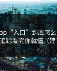 黑料网app“入口”到底怎么引流？引流路径追踪看完你就懂（建议收藏）